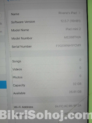 ipad mini 2 1/32 gb